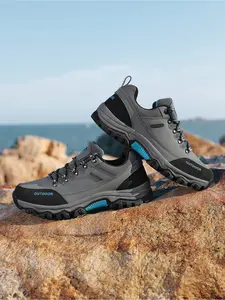 Men's Outdoor Hiking Shoes, Autumn/Winter Sneakers for Men and Teens, High Quality Wear-Resistant Casual Outdoor Shoes, Thick-Soled Couple's All-Season Fashion Hiking Shoes