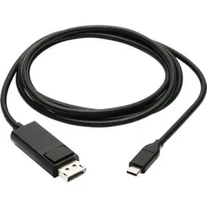 Tripp Lite USB-C to DisplayPort Male-to-Male Connector, 6 ft Black Audio & Video Accessory for Computer, Projector, and Electronic Device