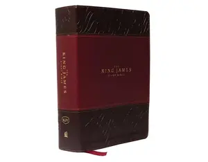 KJV, The King James Study Bible, Leathersoft, Burgundy, Red Letter, Full-Color Edition: Holy Bible, King James Version Imitation Leather – Large Print, August 8, 2017