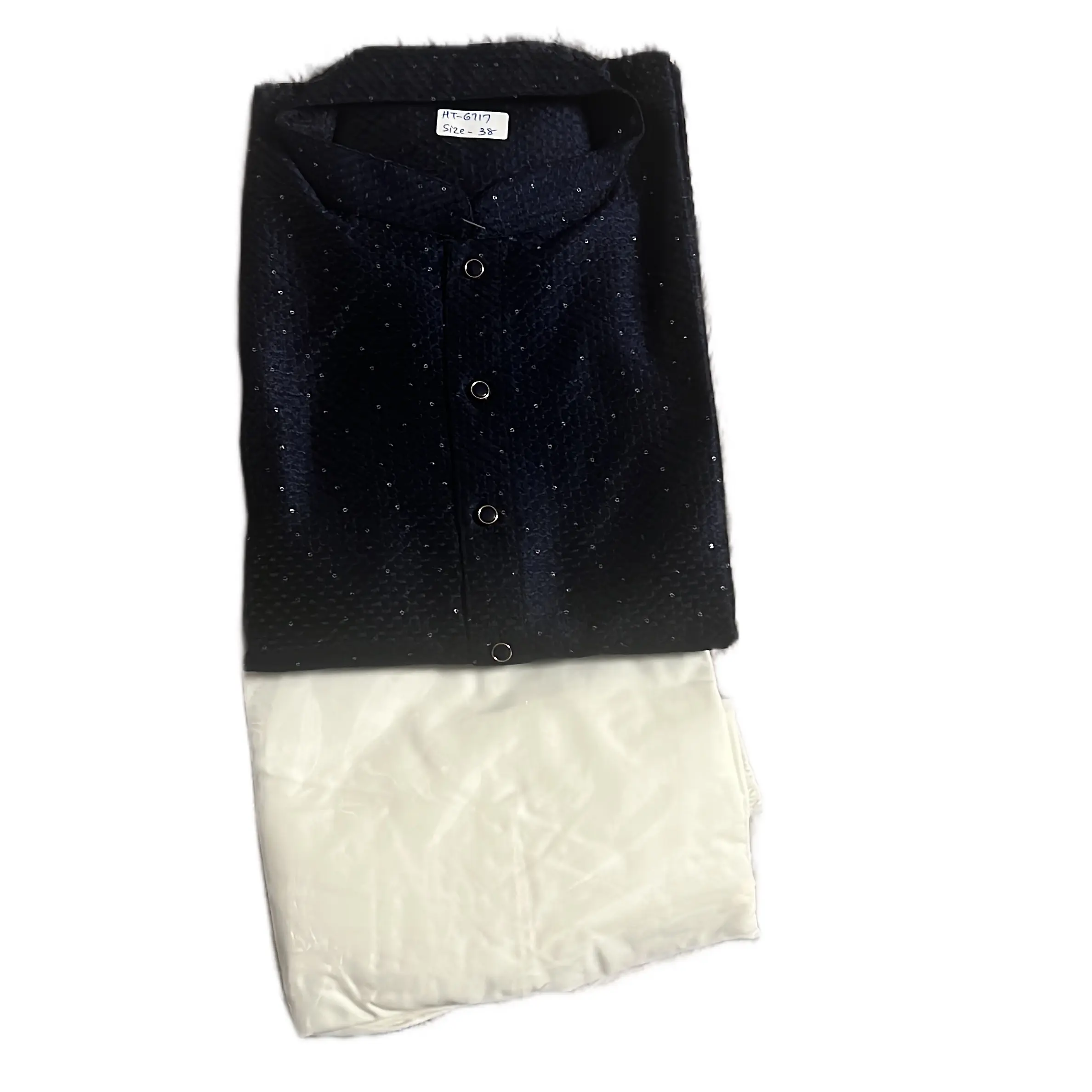 Mens Sequence Kurta Set - Men's Suits with Comfortable Fit and Stylish Design - Menswear