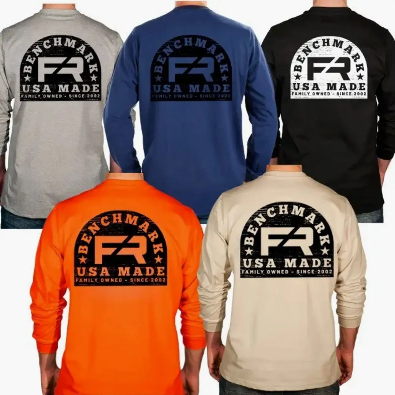 #Benchmark FR Flagship USA Flame Resistant Shirt Sweatshirt, Mens Pullover Printed Shirt, Menswear Graphic Hoodie, Unisex Tshirt 3PM N6X