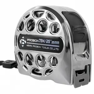 Stainless Steel Tape Measure, 7.5M/25Ft Anti-corrosion Telescopic Metric Ruler, Anti-fall & Wear-resistant Stainless Steel Tape Measure