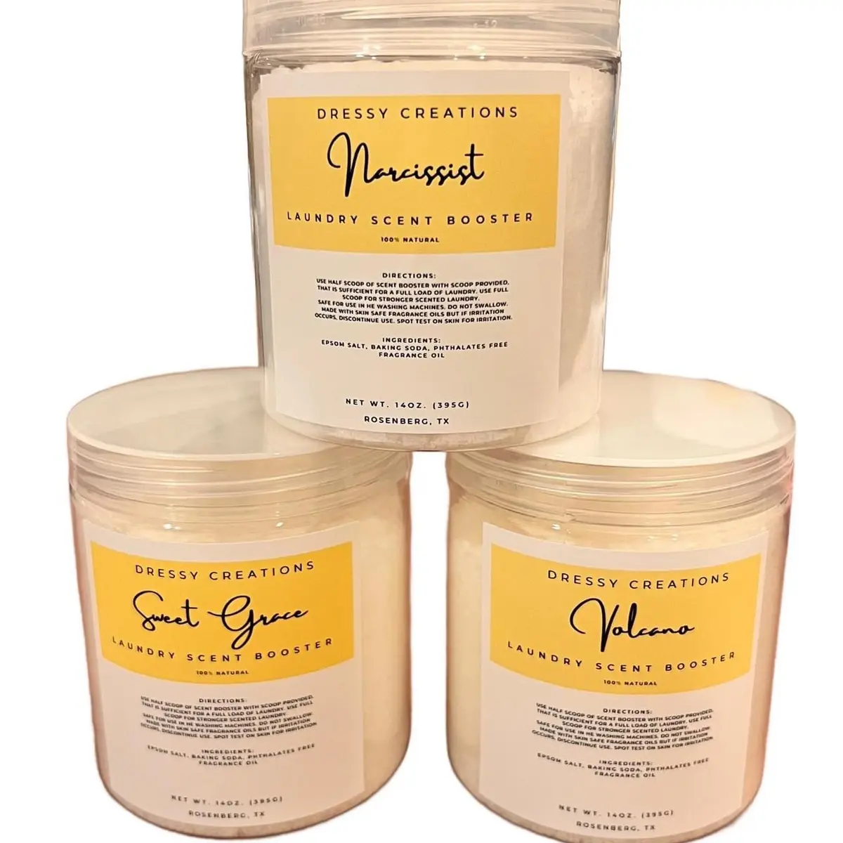 Luxury Eco-Friendly Natural Laundry Scent Booster Powder - Scented Laundry Detergent Enhancer, HE Washer Safe, Tropical-Woody-Earthy Scented Formula with Baking Soda, Floral Soap Notes, Epsom Salt, Sweet Grace Odor Eliminator, All-Purpose Cleaner