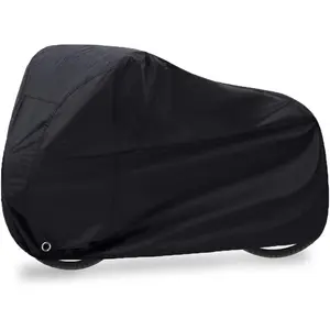 Bike Cover Waterproof Outdoor Bicycle Cover Thick Black. 29 Inch Windproof UV Snow Rustproof 190T with Lock Hole Storage Bag for Mountain Road Bike City Bike Beach Cruiser Bike