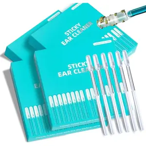Earwax Removal Tool Set, 24/96 Pcs Adhesive Ear Cleaners, Safe for Adults and Kids, Reusable Ear Cleaning Tools, New Condition