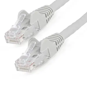 Startech N6LPATCH15GR 15 ft LSZH Cat6 Ethernet Cable, Gray