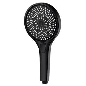 High Pressure Shower Head, 3 Modes ABS Design Shower Head with Silicone Outlet Hole, Bathroom Shower Equipment for Home Use, Handheld Showerhead