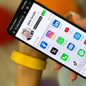 Qoiky Smart Business Wristband: NFC Smart Digital Business Wristband