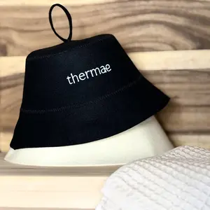 Thermae 100% Merino Wool Unisex Sauna Hat - Head & Hair Heat Protection
