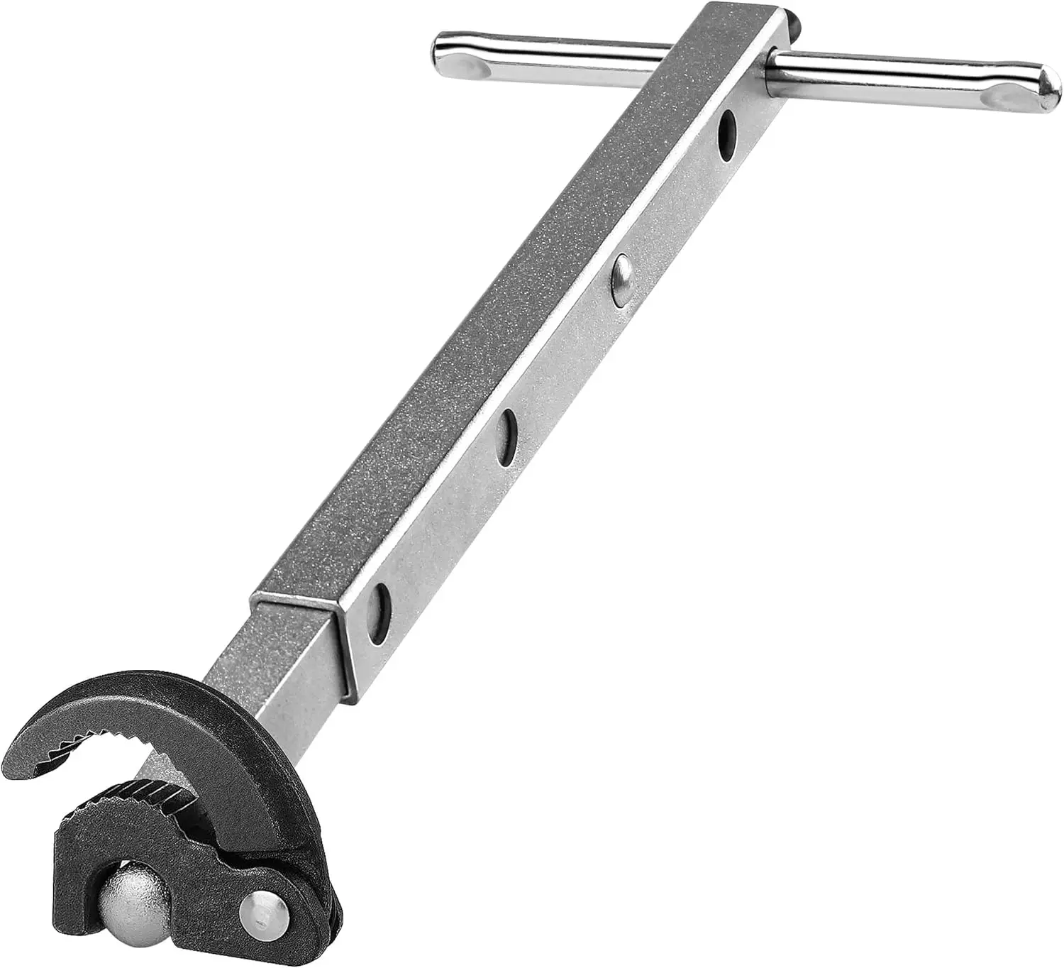 Telescoping Basin Wrench, Sink Wrench, 3/8" to 1-1/4" Jaw Capacity, 10" to 17" Extendable Handle, Steel Sink Faucet Remover PL0025