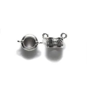 ND4204-AS: Nunn Tassel Top 2 Loop ANT SIL 9mm ID -1EA