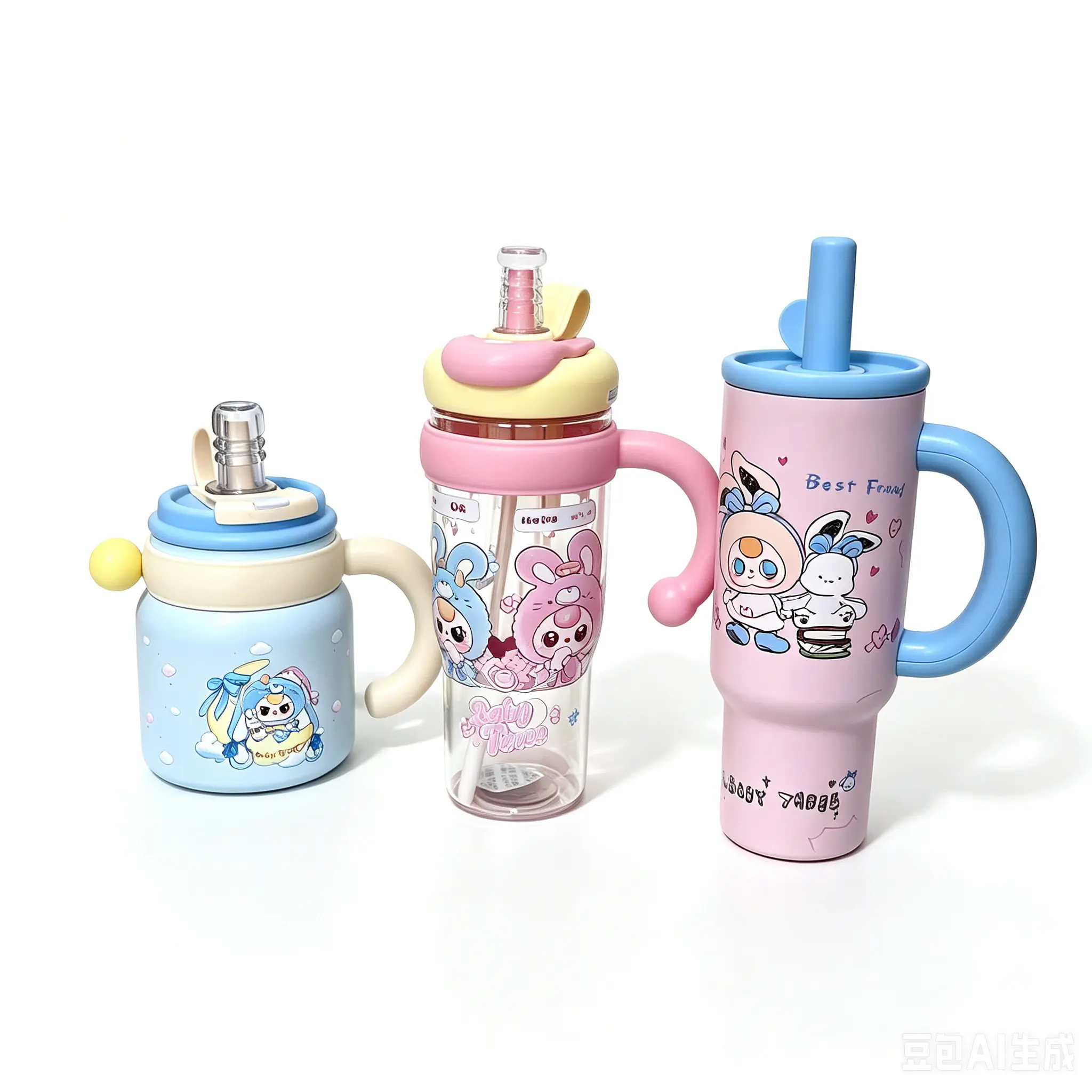 B16-BabyThree Energy Cup,Insulated Cup, Plastic Cup 1100ml / 1300ml Blind Box