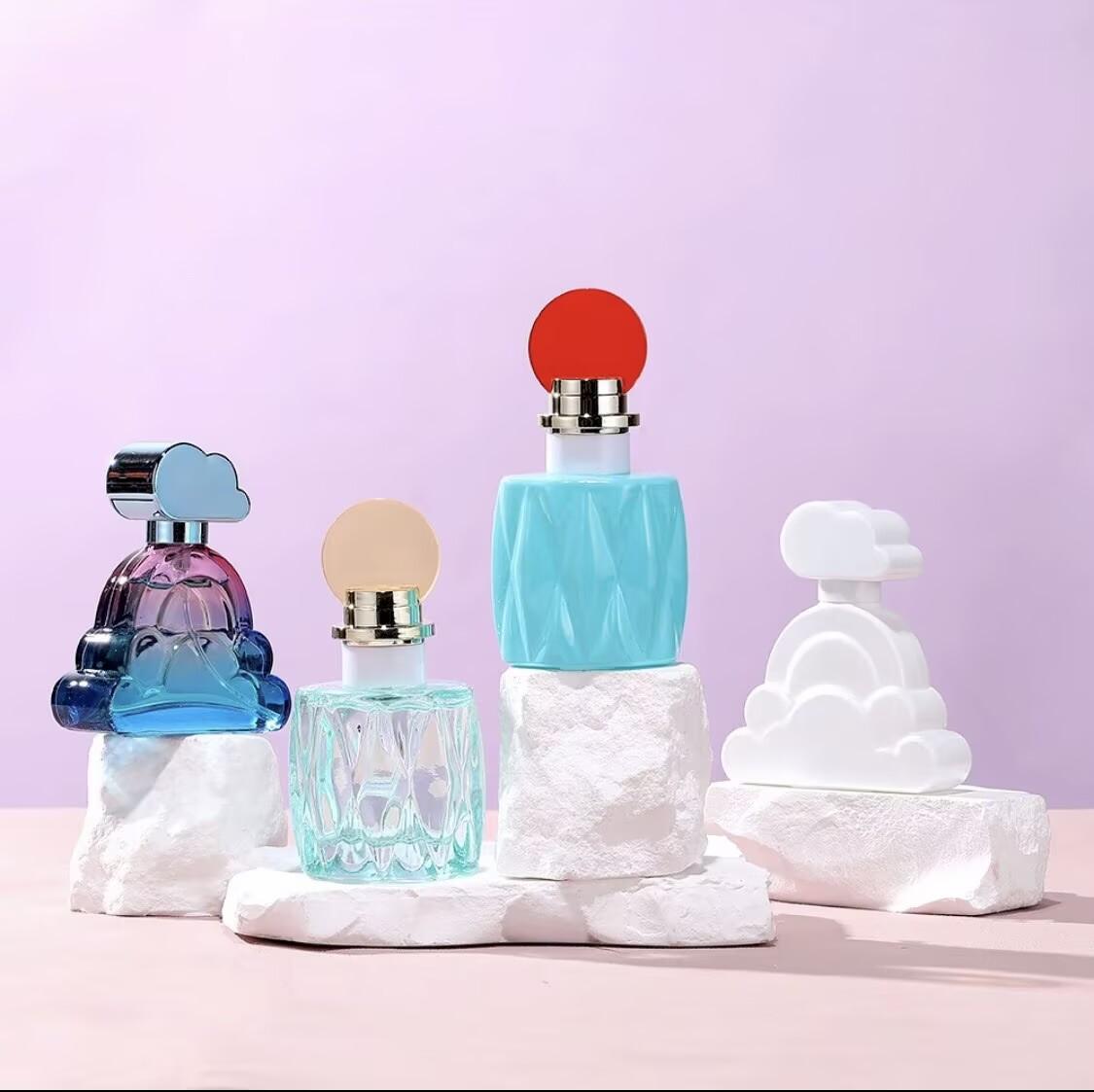 Cloud Series Perfume Gift Set - 30ml*4(1.OFL.OZ.*4) - Floral Musk Fragrance Collection - with Rich Floral& Soft Musk Notes - Travel Perfume - Gentle & Attractive, Perfect for Casual Formal Wear - pheromone perfume - ok perfume