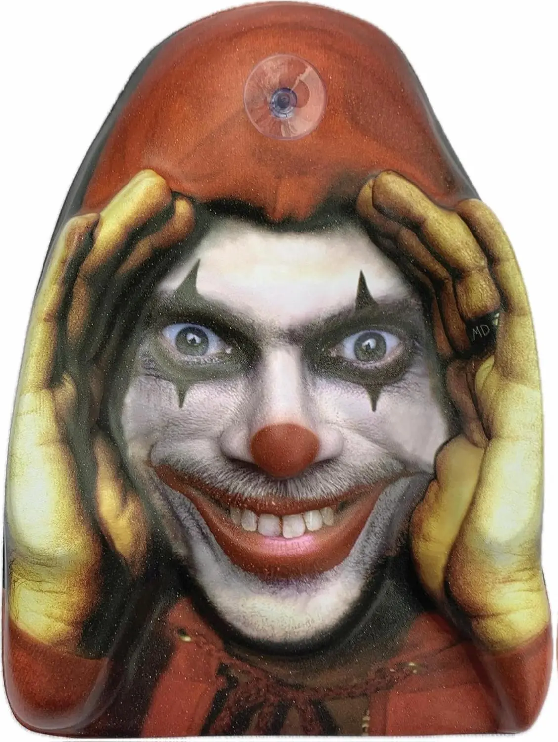 Original Scary Peeper Evil Clown Window Decoration Prop– Creepy Halloween Prop for Adults, Scary Window Prank, Peeping Tom Halloween Prop, Evil Clown Prop Decorations for Indoor or Outdoor Prank Décor