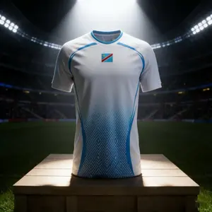 New Congolese Jersey. DRC soccer jersey. Players fabrics . RDC Maillot Congo soccer  Leopards du Congo football congolais Congolese shirt Nouveau maillot des leopards congo Shirts  Maillot 2026 Congolais Football Congo national. WHITE