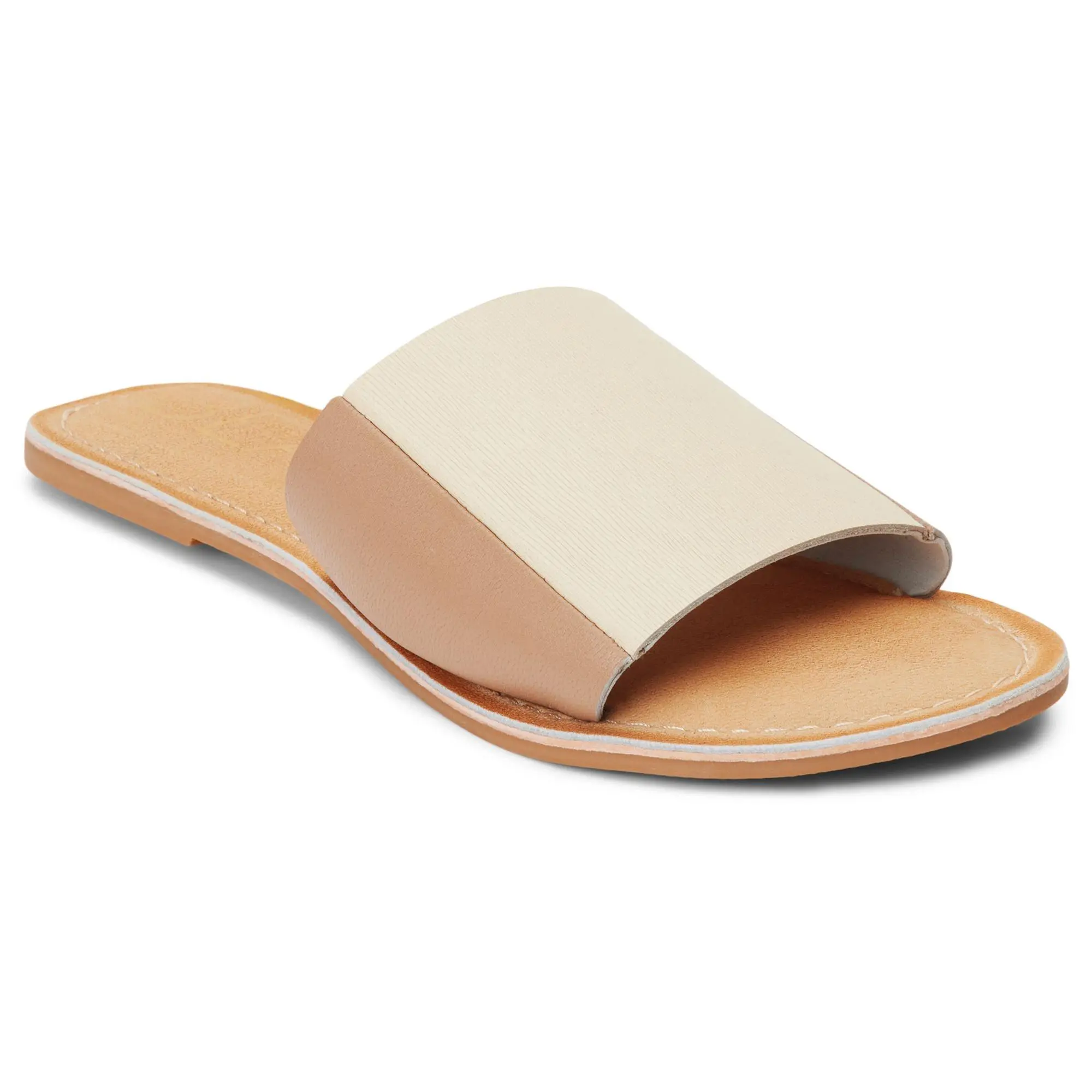 Beach by Matisse Leather Slip-On Sandal- Bonfire