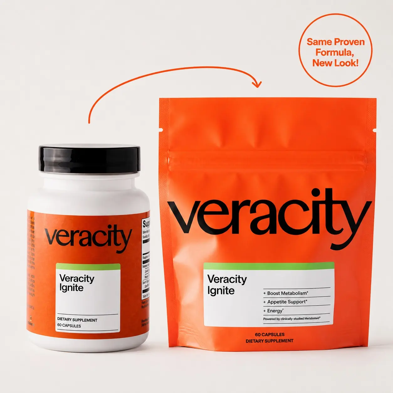 Veracity Ignite - Natural Energy & Regulate Blood Glucose - 100% Plant-Based Health Supplement