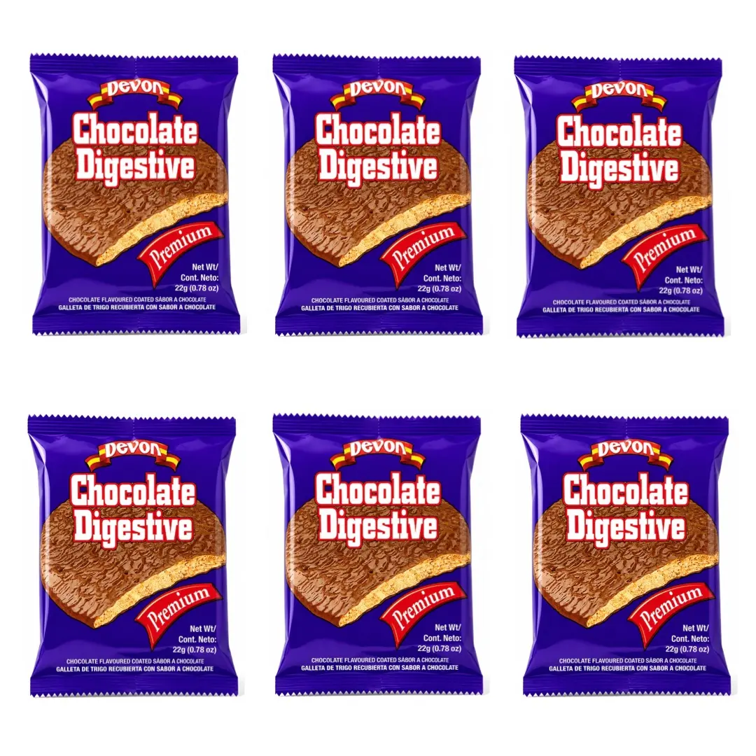 DEVON CHOCOLATE DIGESTIVE 0.78OZ (PACK OF 6)