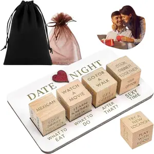 Date Night Dice - Fun Decision Dice & Couple Games for Date Ideas, Activities, & Food - Ideal for Valentine's Day, Anniversaries, or Birthday Gifts - Naughty & Romantic Game for Couples and Adults
