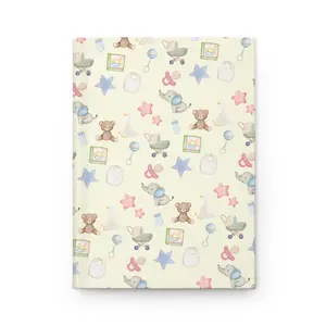 Cute Watercolor Baby Journal, Pregnancy Planner & Memory Book, Baby Keepsake Notebook, Gift for Expecting Mothers, New Mom Journal