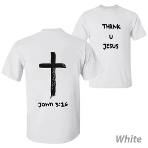 Daydrian Harding Thank U Jesus Sand Graphic Tee & Sweatshirt, Unisex Streetwear Gift Apparel for Men & Women, Classic Cotton Top Made In The USA		