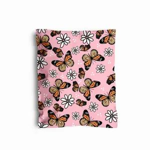 Saint Cloud Mailers - Poly Mailers 10x13-100 Pack - Shipping Bags for Small Business - Shipping Envelopes - Packing Envelopes - 10x13 Mailers Poly Bags (PinkButterflies) shipping bag polymailers polymailer