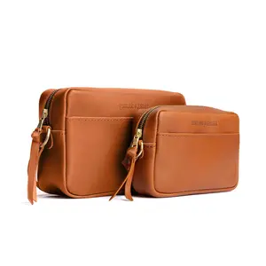 Portland Leather Camera Bag Purse - Compact Secure Carry - Leather Crossbody Bag, Structured Shape, Zipper Closure, Travel Ready