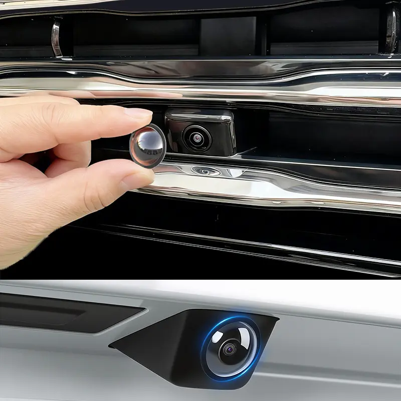 Car Panoramic Camera Protective Cover Reverse Camera Lens Guard Dustproof Anti-scratch Anti-collision HD Clear Vision Universal Fit for Cars SUV High-end Auto Exterior Protection Accessories