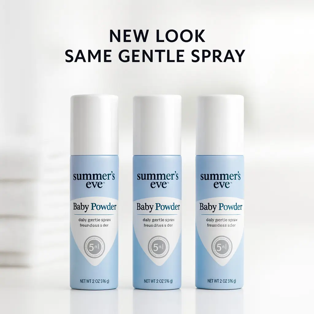 Summer's Eve Feminine Deodorant Spray – Baby Powder – 2 oz – Body Care Gentle (3 Pack)