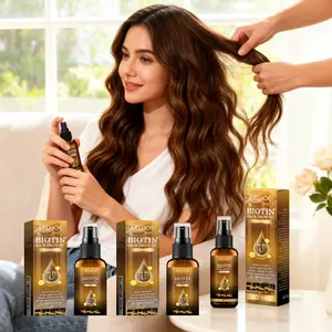 30ml BIOTIN SCALP MIST CONTAINS BIOTIN, GINGER EXTRACT, GRAPESEED OIL Suitable for dry and damaged hair Nourishing hair strands, scalp massage hair oil to make thinning hair look thicker