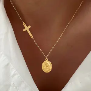 KALAMARIA CROSS NECKLACE 💧
