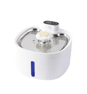 Smart Pet Water Fountain - 3L Stainless Steel Cat Dog Water Dispenser with LED Indicator, Ultra-Quiet Pump, Automatic Circulating Filter for Cats & Dogs