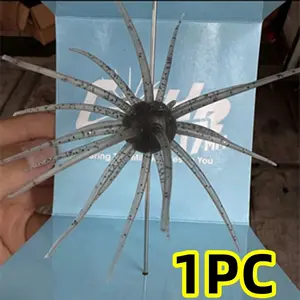 Sea Urchin Soft Lure for Bass Fishing, High-Quality Sea Urchin Bait for Catching Fish, Ideal for Anglers Seeking Effective Gear, Simulation Fishing Lure