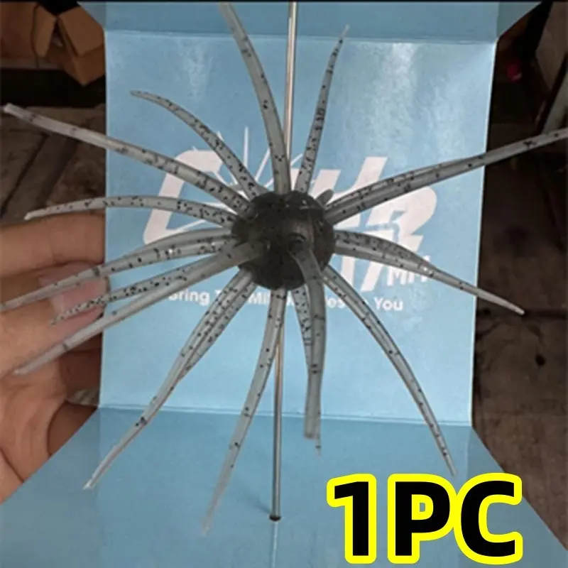 Sea Urchin Soft Lure for Bass Fishing, High-Quality Sea Urchin Bait for Catching Fish, Ideal for Anglers Seeking Effective Gear, Simulation Fishing Lure, Fishing Tackle