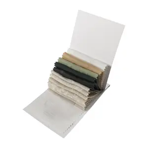 TWOPAGES Doris Lance Joy Linen 3 In 1 Sample Fabric Booklet - 13 Colorful Samples in Assorted Patterns Textile