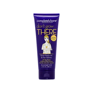 don't grow THERE Body Moisturizer & Hair Inhibitor Body Care Hair Removal Moisturizing Cream Plant Razor