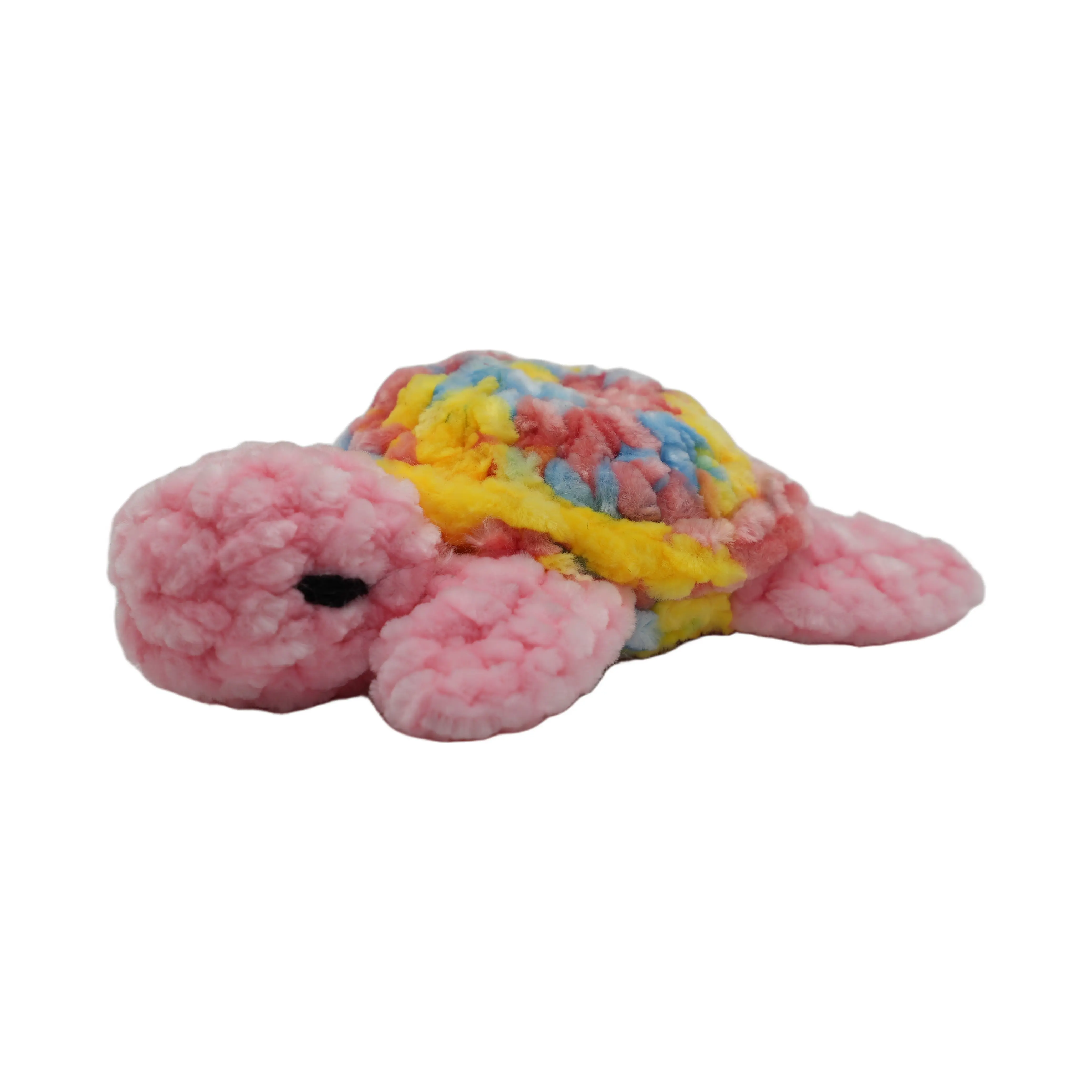Sea Turtle Crochet Figurine, Handmade Chenille Amigurumi, Kawaii Cottagecore Desk Decor, Car Dashboard & Backpack Charm, Cute Aesthetic Gift