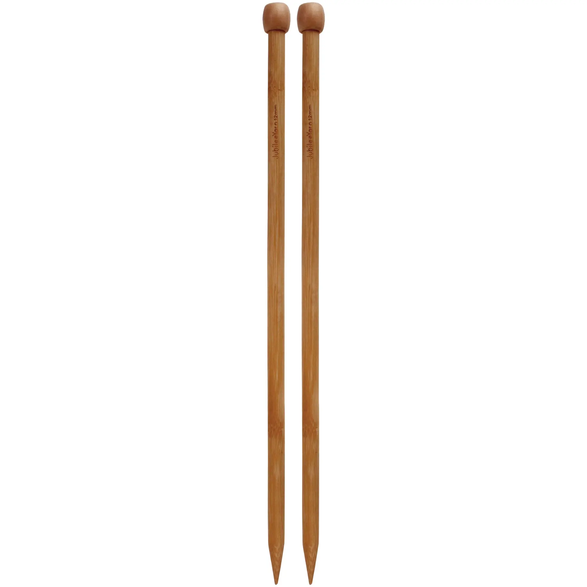 12.5" Single Point Bamboo Knitting Needles