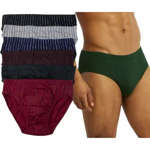 ToBeInStyle Men's Pack Of 6 Classic Lightweight Bikini Briefs