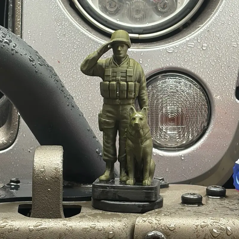 Army guy for jeep