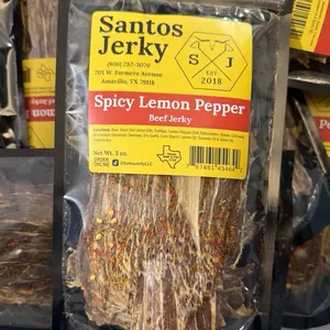 Santos Jerky Spicy Lemon Pepper Beef Jerky