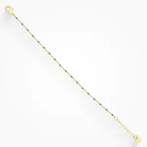 EVRY JEWELS Gold or Silver Plated Women's Hypoallergenic Tulum Bracelet