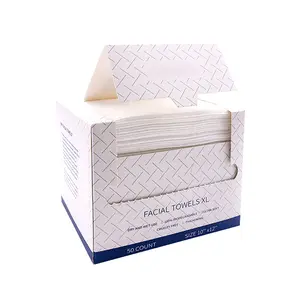 170PCS Disposable Face Towel & Cotton Pad Set: 1 Pack + 1 Box Face Tissues & 1 Box Cotton Pads| Extra Thick & Soft Cotton Tissues for Cleansing, Makeup Removal & Skincare Facial Daily