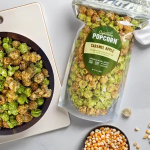 Large Gourmet Caramel Apple Popcorn Bag