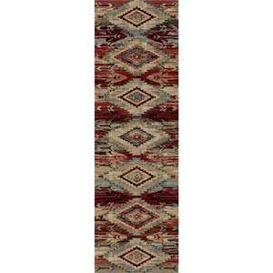 Mayberry Rug  2 ft. 3 in. x 7 ft. 7 in. American Destination Broken Bow Area Rug, Multi Color