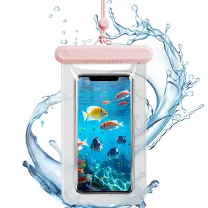 Waterproof Phone Case, Waterproof Cell Phone Dry Bag, Phone Pouch for Beach Kayaking Travel, Phone Accessories Compatible with iPhone 14 13 12