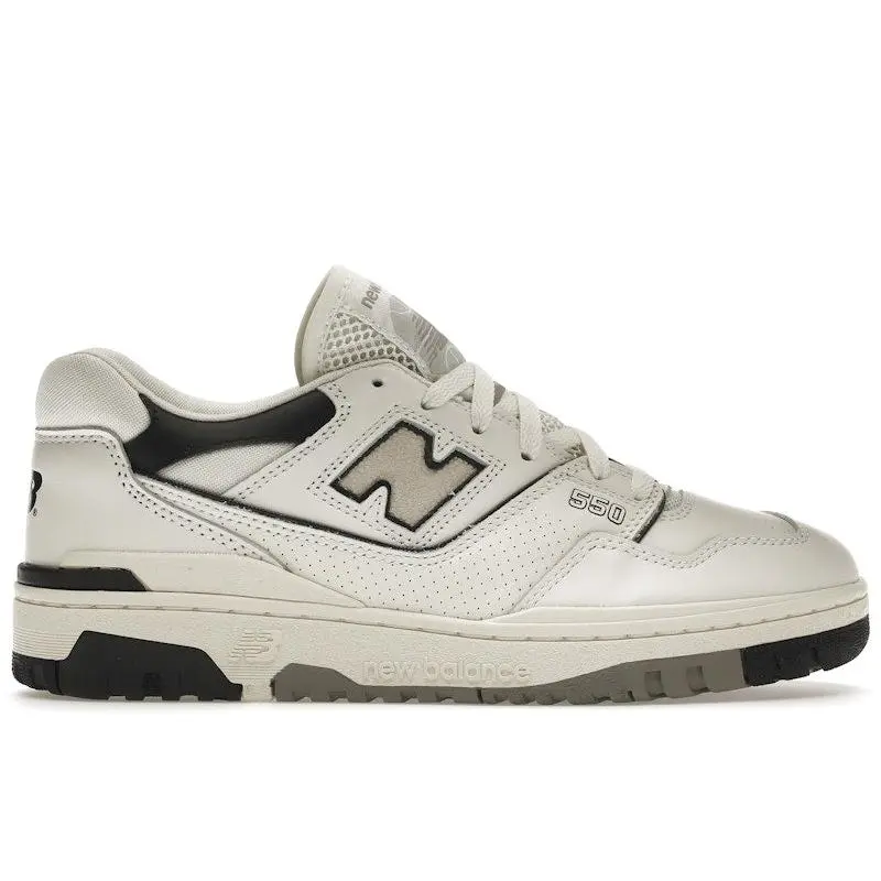 New Balance Men's 550 Cream Black Basketball Shoes, from StockX