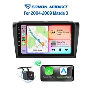 EONON Car Stereo for Mazda 3 Mazdaspeed 3 2004, 2005, 2006, 2007, 2008, 2009, Wireless CarPlay & Android Auto Car Radio Touch Screen, 9" Android 13 Car head unit, Bluetooth, Steering wheel controls, Backup camera, Jumpstart Sale - M3BKX7 / M3BKX6S