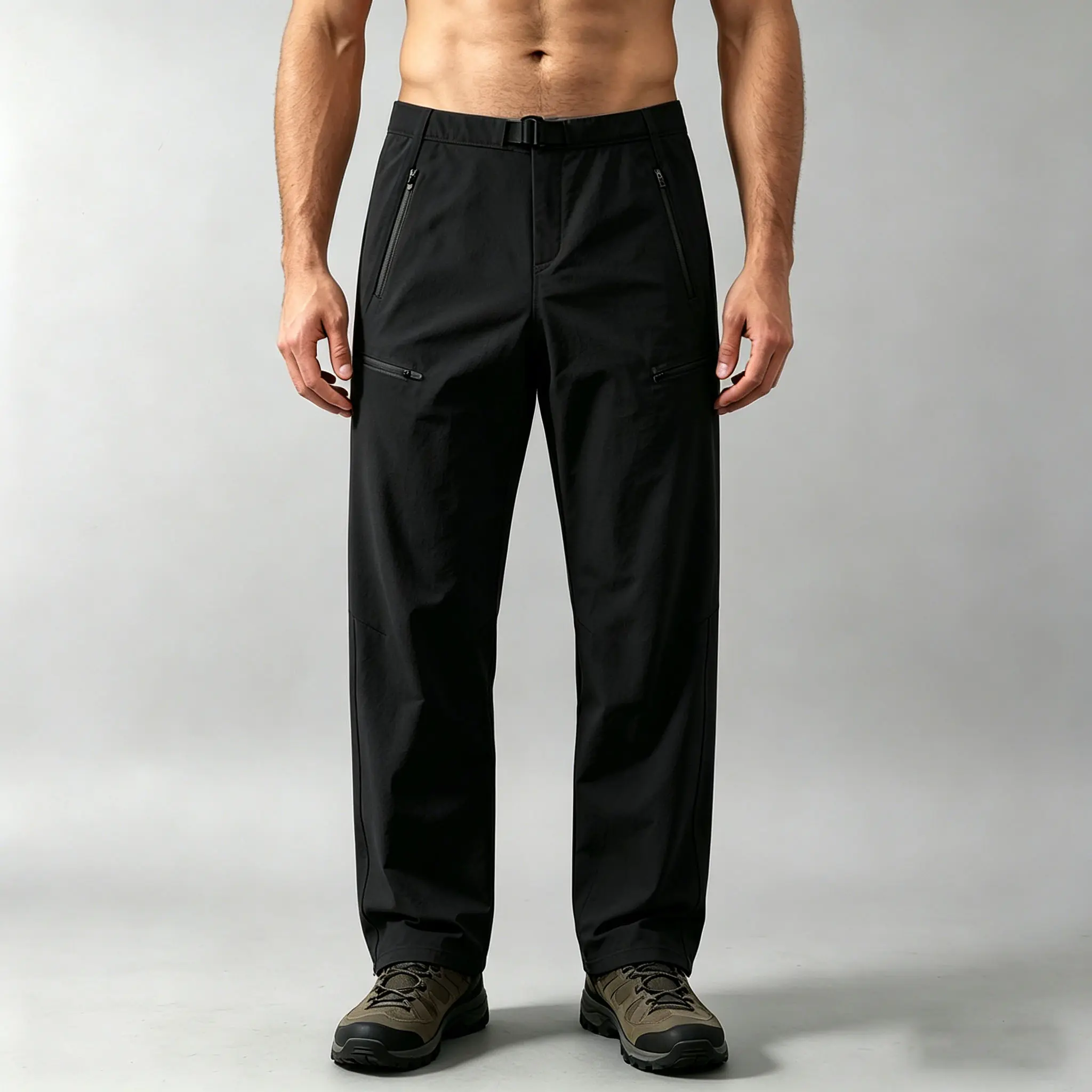 Men’s Multi-Pocket Durable Waterproof Tear-Resistant Lightweight Quick-Dry Cargo Work Pants - Ideal for Outdoor Hiking, Commuting, Men's Work Pants