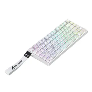 Attack Shark R82HE Mini Keyboard, Customized Magnetic Axis, USB-C Wired Connection 8000hz, Lighted Mechanical Keyboard, RGB Lighting Mechanical Backlit Keyboard for Gaming & Office